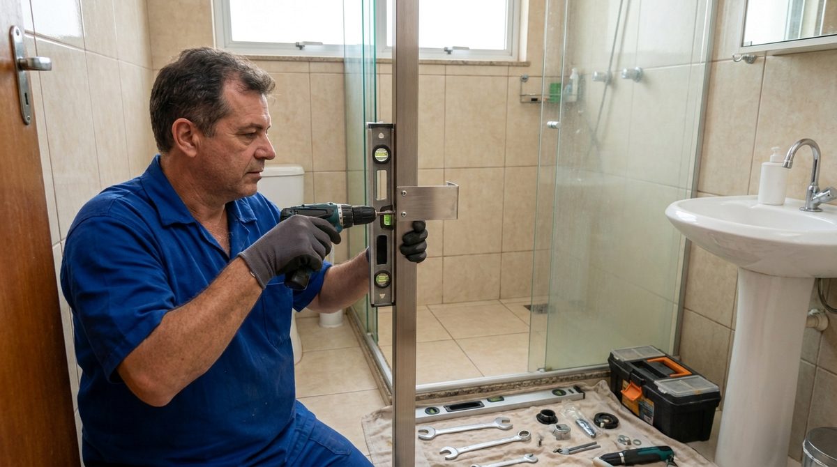 Conserto de ferragem de box em Jundiaí‑SP